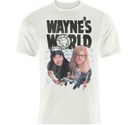 ssseeeewwwVVF Hatem LIJI Awesome Wayne's World Cult Movie 100% Cotton Soft T-Shirt White White