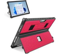 Sssgrgb Coque Pour Microsoft Surface Pro 7+/Pro 7/Pro 6/Pro 5/Pro 4/Pro Lte 12,3 Pouces Etui Rigide Housse De Protection Robuste Avec Porte-Stylet Et Dragonne Compatible Avec Clavier Type Cover Rouge
