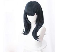 SSSS.GRIDMAN Takarada Rikka perruque Cosplay bleu encre Shinjo Akane violet dégradé blanc Anime perruque courte droite cheveux synthétiques Takarada Rikka