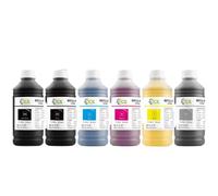 SSUMCUWR 6 Bouteilles 1000 ML d'encre Pigment Compatible avec T770 T790 T1120 T1200 T610 T620 T920 T930 T1500 T1530 T2500 T2530 Les imprimantes travaillent avec 727 Cartouches à Encre