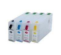 SSUMCUWR Refill Ink Cartridge with Auto Reset Arc Chip Compatible with T7021 T7022 T7023 T7024 T7011 T7012 T7013 T7014 WP4015 WP4025 WP4095 WP4515 WP4525 WP4535 WP4545 WP4595 Printers