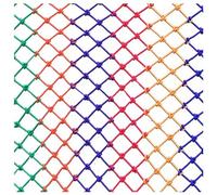 SSWZHANG Filet de Protection pour Escaliers Balcon, Filet de Sécurité Coloré en Nylon, Filet de Protection Enfant, Filet de Décoration Filet de Clôture(Size:1 * 2m(3 * 7ft),Color:Coloré)