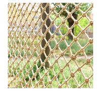 SSWZHANG Filet de Sécurité Enfants,Filet de Corde Chanvre,Filet d'escalade, Filet D'escalier Anti-Chute Balcon,Photo Filet Décoration Plafond,Filet de Clôture Barrière Protection(Size:2*2M(7*7ft))