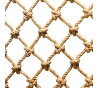 SSWZHANG Filet en Corde de Chanvre Filet Protection Chanvre Filet Anti-Chute for Escalier for Enfants Filet de Séparation for Photo Décoration Murale Plafond de Protection(Size:1 * 2m(3 * 7ft))
