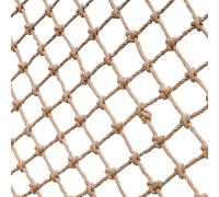 SSWZHANG Filet Protection Chanvre Filet en Corde de Chanvre for Enfants Cloison de Séparation Bâche de Protection Escalade en Plein Air Hamac Balançoire Clôture Intérieure(Size:1 * 7m(3 * 23ft))