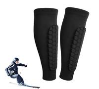 SSyang 1 Paire de Protège-Tibias de Ski, Protège Tibia Foot Enfant, Protections de Football Anticollision Cellulaire, Fit Conforms to The Leg, Shin Pads Cover for Sports (Noir, M)