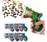 SSyang 20 Pcs Canon Confettis, Canon à Confettis, Confettis Carnaval, Mariage Canon a Confettis, Confettis Anniversaire, Multicolore Biodégradables Cannons, pour Les Fêtes, Les Mariages