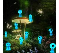 SSyang Luminous Tree Elves, 10 Different Glow in The Dark Fairy Garden Accessories Miniature Garden Decoration Ghost Ghost, pour Décoration De Pelouse Extérieure pour Intérieur, Terrasse (Bleu)