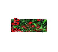 SSYGHT Serre-tête extensible doux avec imprimé coccinelle rouge pour bébé, cadeau pleine lune, accessoires de cheveux mignons pour nouveau-nés, nourrissons