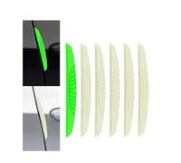 SSYYSS 6 Pièces Protège Portière Voiture Bande Anti-Collision Auto pour Dacia Spring (2021-2025 2026),Protection Bord de Porte Anti-Rayures Pare-Chocs Rétroviseur,Extérieurs, Glow-in-The-Dark