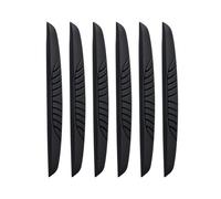 SSYYSS 6 Pièces Protège Portière Voiture Bande Anti-Collision Auto pour DS 3 Crossback (2018-2025 2026),Protection Bord de Porte Anti-Rayures Pare-Chocs Rétroviseur,Extérieurs,Black
