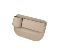 SSYYSS Organisateur Siège Auto Console Centrale Boîte de Rangement pour Hyundai Ioniq (AE 2016-2022),Combleur d'Espace Porte-Gobelet Poche Latérale,Anti-Chute,Beige