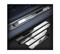 SSYYSS Seuils de Porte Voiture Acier Inoxydable 4 Pièces Protecteurs de Seuil pour AIXAM Crossline (Gen I II 2005-2025 2026),Protection Anti-Rayures Plinthes Pédale,Intérieurs