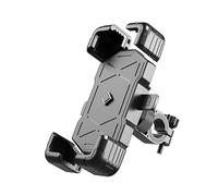 SSYYSS Support Telephone Moto pour Ducati Multistrada V2 2022 2023 2024,Support Telephone Moto Étanche,Placement Et Retrait Rapides,360° Rotation,Etanche,Stable & Sûr, Handlebar Style- Black