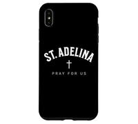 St. Adelina Catholic Patron Christian Saint Coque pour iPhone XS Max