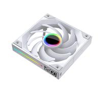 ST-ALL-IN-ONE ARGB PC Fan,Single Frame Fan Unit with Speed Display (1,WH,AL)