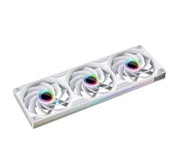 ST-ALL-IN-ONE ARGB PC Fan,Single Frame Fan Unit with Speed Display (3,WH RF,AL)