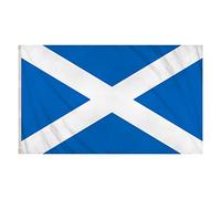 St Andrew Cross Flag 5Ft X 3ft [Cuisine & Maison]