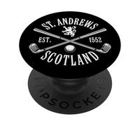 St. Andrews, Écosse, a croisé l'est. 1552 Clubs Rampant Lion PopSockets PopGrip Adhésif