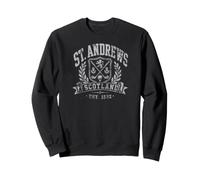 St. Andrews Scotland Golf Chardons/Couronne Gris Vieilli Sweatshirt