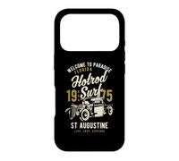 St. Augustin Florida Retro Hotrod Surf Design Coque pour iPhone 17 Pro