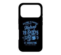 St. Augustin Florida Retro Hotrod Surf Design Coque pour iPhone 17 Pro