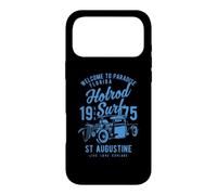 St. Augustin Florida Retro Hotrod Surf Design Coque pour iPhone 17 Pro Max