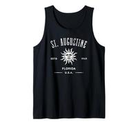 St Augustin Floride Vintage Design Vieilli Souvenir Débardeur