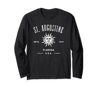 St Augustin Floride Vintage Design Vieilli Souvenir Manche Longue