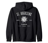 St Augustin Floride Vintage Design Vieilli Souvenir Sweat à Capuche