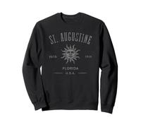 St Augustin Floride Vintage Design Vieilli Souvenir Sweatshirt