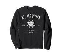 St Augustin Floride Vintage Design Vieilli Souvenir Sweatshirt