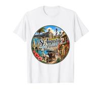 St Augustine FL Floride USA Plus Vieille Ville T-Shirt Graphique avec Valeur