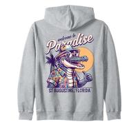 St Augustine Florida Style rétro été Vieilli Sweat à Capuche