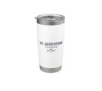 St Augustine Floride Palmier Surf Plage Cadeau Gobelet isotherme en acier inoxydable double paroi