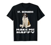 St. Bernard Me Rendent Heureux Chien T-Shirt