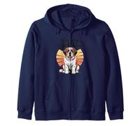 St. Bernard Retro Sunset - Big Dog Bigger Love Sweat à Capuche