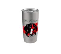 St. Bernard - Sleuth Hound Drapeau Suisse vieilli Gobelet isotherme en acier inoxydable double paroi