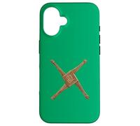 St Brigid Cross Février Imbolc Festival Coque pour iPhone 16