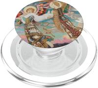 St Brigid of Kildare Angels Irlande Irish Catholic Saint PopSockets PopGrip pour MagSafe