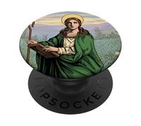 St Brigid of Kildare Cross Irlande Irish Catholic Saint PopSockets PopGrip Adhésif