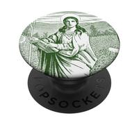 St Brigid of Kildare Cross Irlande Irish Catholic Saint PopSockets PopGrip Adhésif