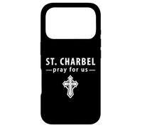 St Charbel Priez pour Nous. Catholique, Christianisme Coque pour iPhone 17 Pro