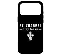 St Charbel Priez pour Nous. Catholique, Christianisme Coque pour iPhone 17 Pro Max