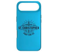 St Christophe Pray for Us Catholic Cross Travel Coque pour iPhone Air