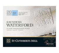 St Cuthberts Mill - Bloc aquarelle Saunders Waterford 20 f. 31x23cm 300g/m² Extra-blanc