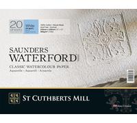 St Cuthberts Mill Saunders Waterford C.P. Carnet de croquis 20 31 x 23 cm 300 g White