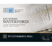 St Cuthberts Mill Saunders Waterford C.P. Carnet de croquis 20 36 x 26 cm 300 g White