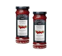 St Dalfour® | Confiture de Fraises - 2 x 284 Gr | Pot de confiture en verre