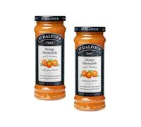 St Dalfour® | Confiture d'Orange avec Zeste - 2 x 284 Gr | Seulement de la confiture de fruits dans un pot en verre